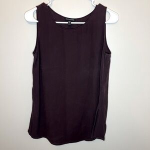 Eileen Fisher Woman’s Purple Sleeveless Tank Top Silk Size XS GUC